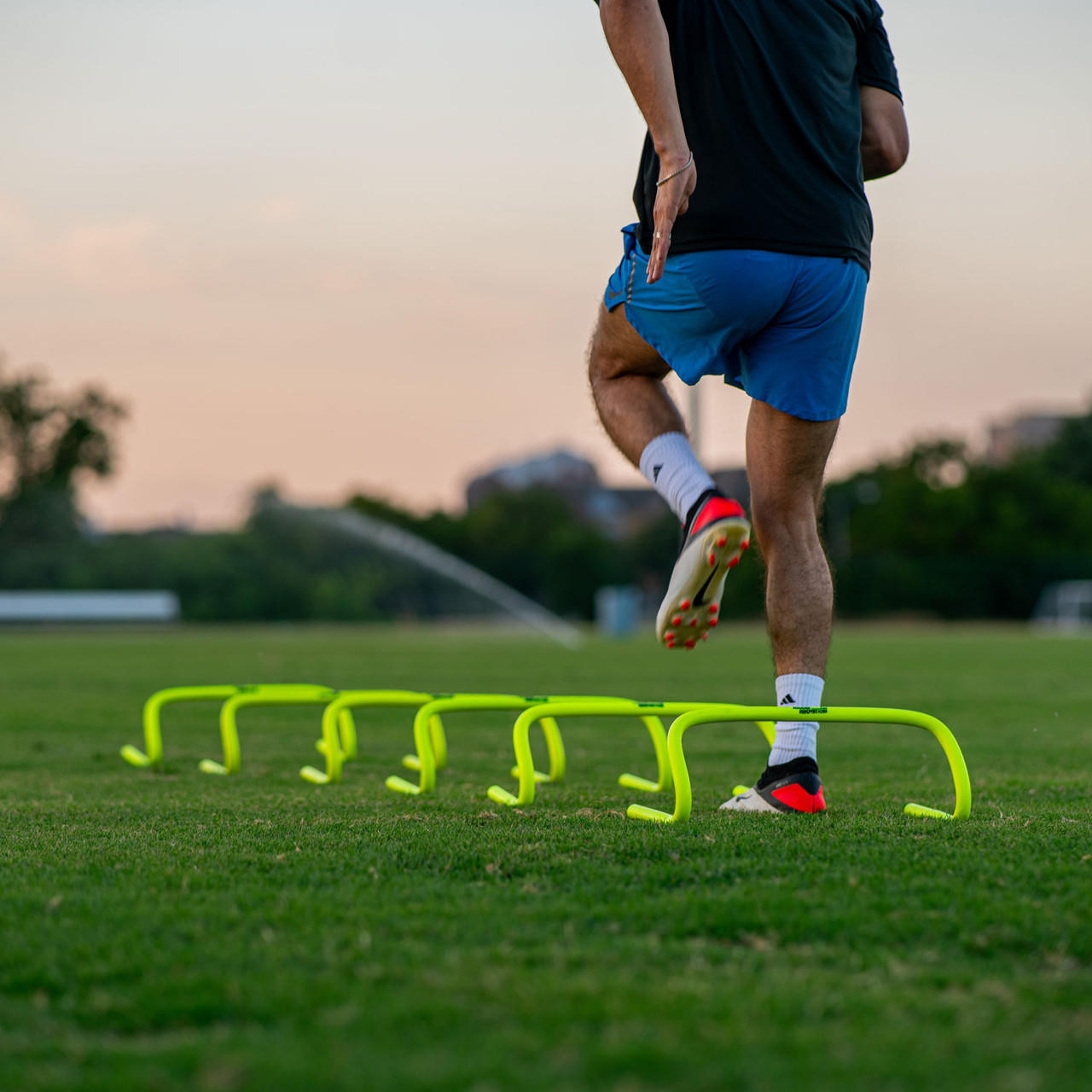 Player working on first touch